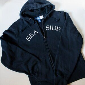 bigCotton - Men's XS Navy Seaside Zip-Up Hoodie